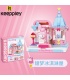 Keeppley K20808 Sanrio Series My Melody Sweet Ice Cream Casa Juego de juguetes de bloques de construcción