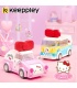 Keeppley K20806 Minibus-Bausteinspielzeugset der Hello Kitty-Serie