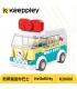 Keeppley K20806 Minibus-Bausteinspielzeugset der Hello Kitty-Serie