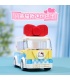 Keeppley K20806 Minibus-Bausteinspielzeugset der Hello Kitty-Serie