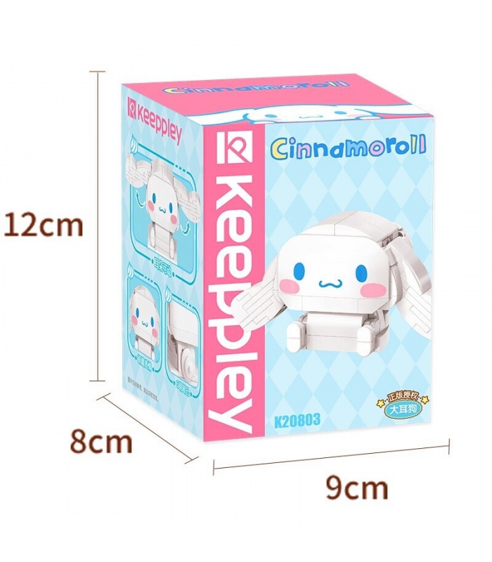 Keeppley K20803 Hello Kitty Series Cinnamoroll Juego de bloques de construcción de