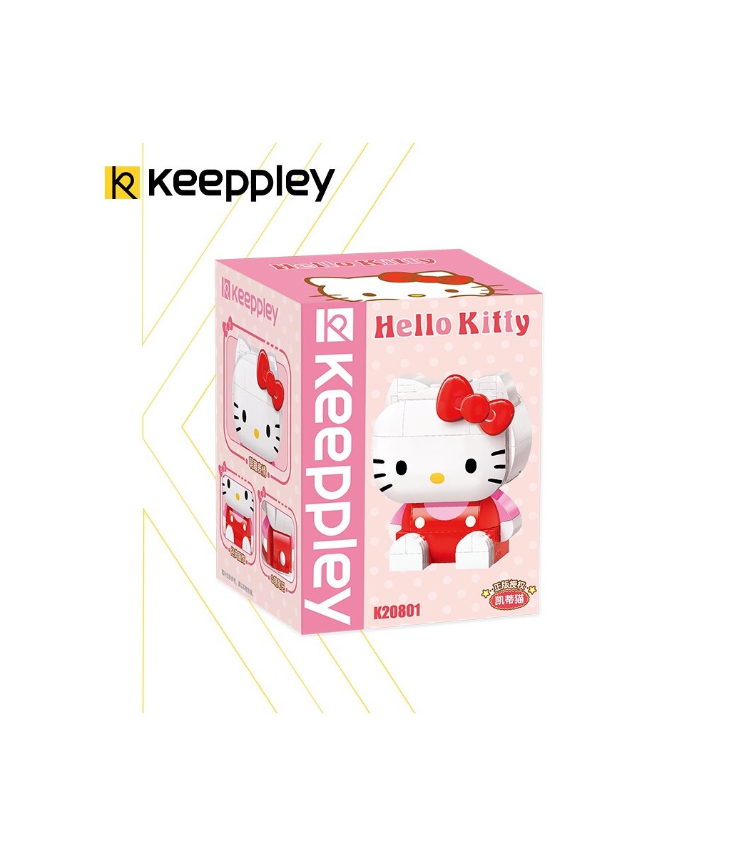 Keeppley K20801 Hello Kitty Series Hello Kitty Building Blocks Toy Set 