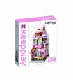 Keeppley Ville Coin C0101 Miel Doux de Dessert Maison QMAN Blocs de Construction Jouets Jeu