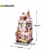 Keeppley Ville Coin C0101 Miel Doux de Dessert Maison QMAN Blocs de Construction Jouets