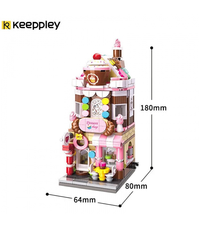 Keeppley Ville Coin C0101 Miel Doux de Dessert Maison QMAN Blocs de Construction Jouets