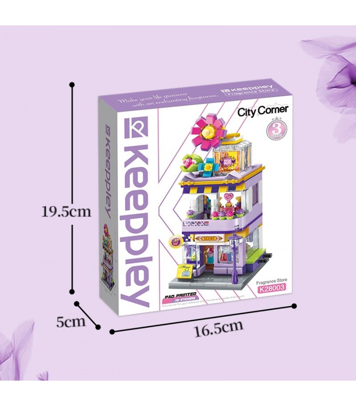 Keeppley K28003 City Corner Fuyu Fragrance Shop Bloques de construcción Juego de juguetes