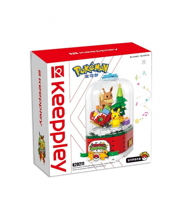 Keeppley K20211 Pokémon Caja de música Juego de juguetes de bloques de construcción