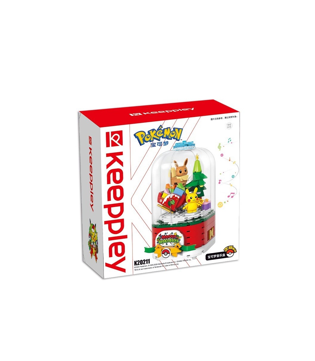 Keeppley K20211 Pokémon Music Box Building Blocks Toy Set