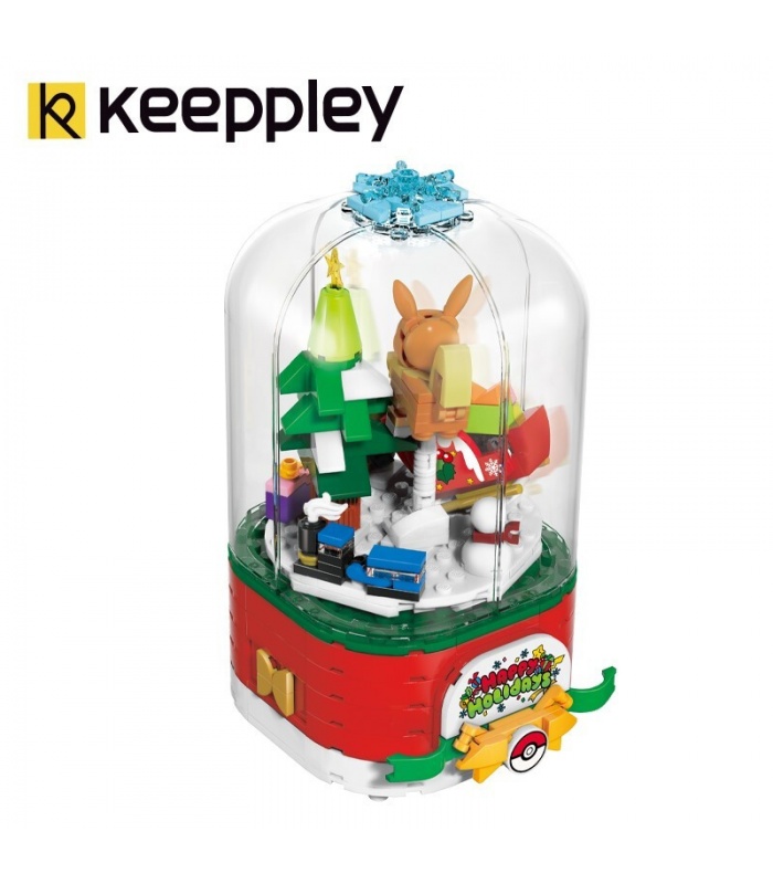 Keeppley K20211 Pokémon Caja de música Juego de juguetes de bloques de construcción