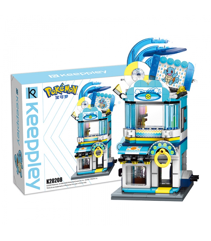 Keeppley K20208 Squirtle Swim Equipment Shop Juego de juguetes de bloques de construcción