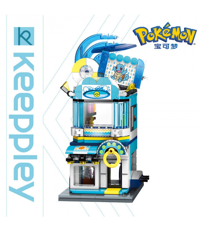 Keeppley K20208 Squirtle Swim Equipment Shop Juego de juguetes de bloques de construcción