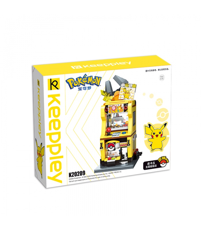 Keeppley K20209 Pikachu Claw Machine Shop Juego de bloques de construcción de juguetes