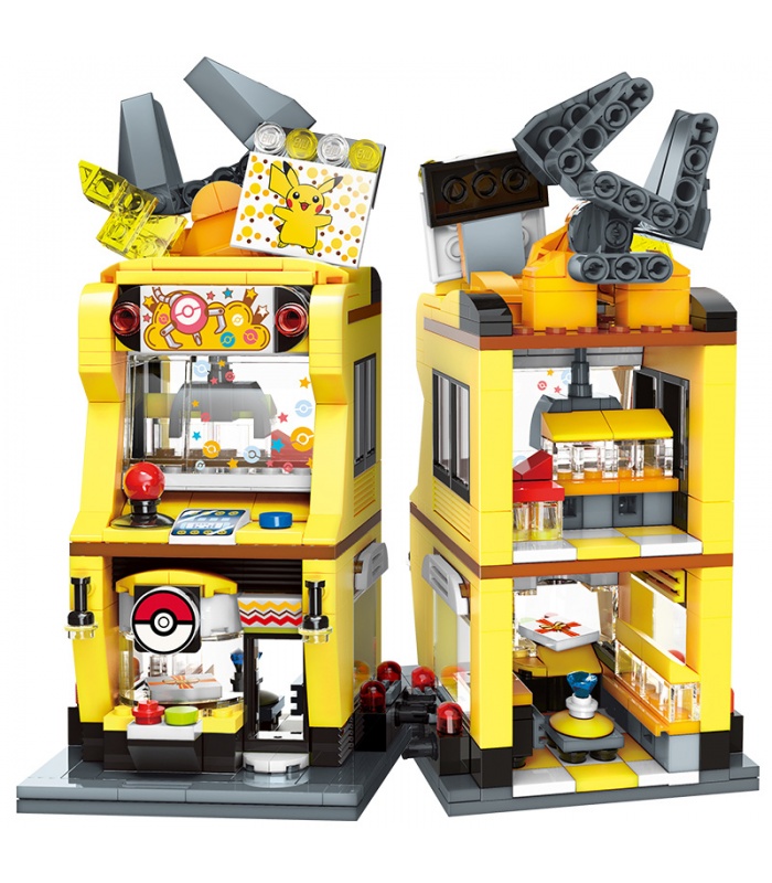 Keeppley K20209 Pikachu Claw Machine Shop Juego de bloques de construcción de juguetes