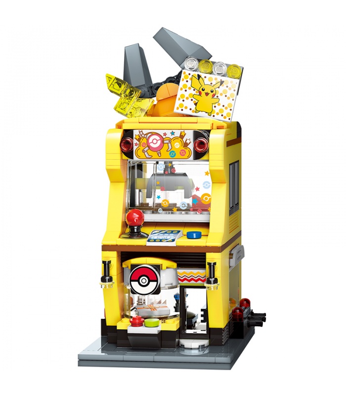 Keeppley K20209 Pikachu Claw Machine Shop Juego de bloques de construcción de juguetes