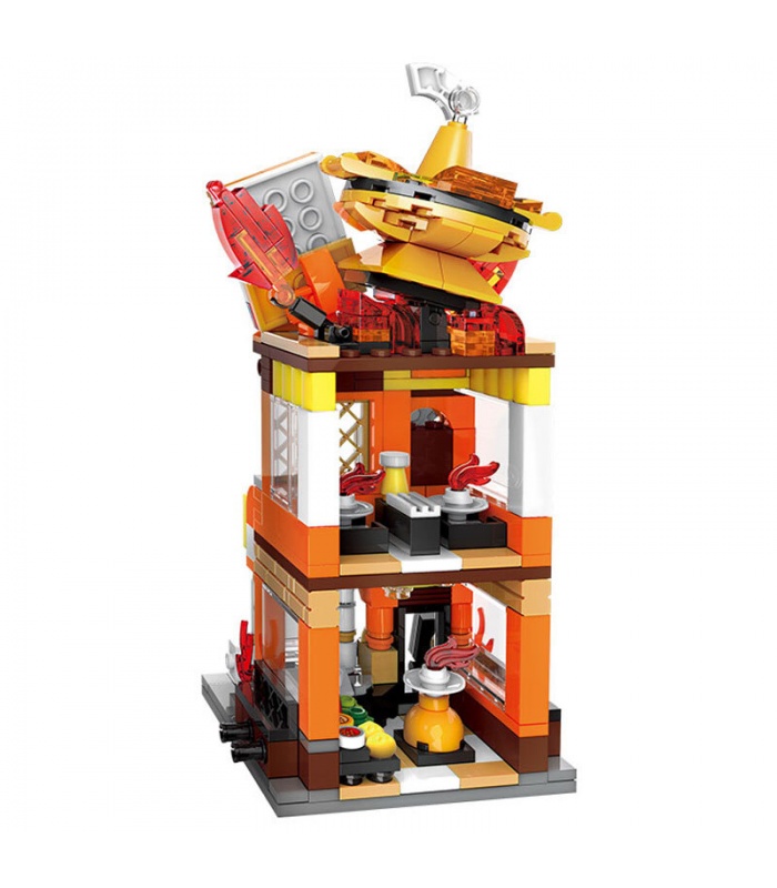 Keeppley K20210 Charmander Hotpot Restaurante Tienda Juego de bloques de construcción de juguete