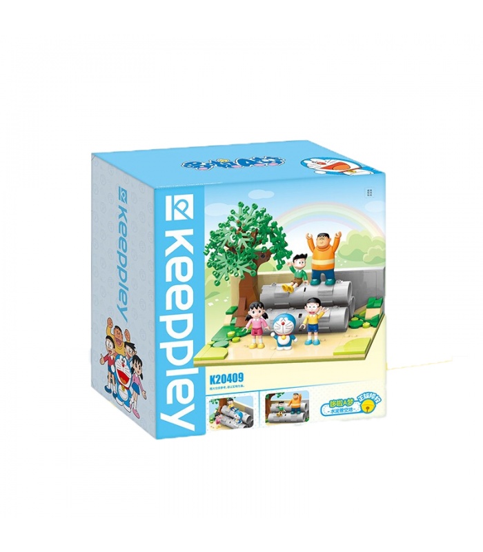 Juego de juguetes de bloques de construcción Keeppley K20409 Doraemon PlayGround Scene