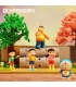 Juego de juguetes de bloques de construcción Keeppley K20409 Doraemon PlayGround Scene