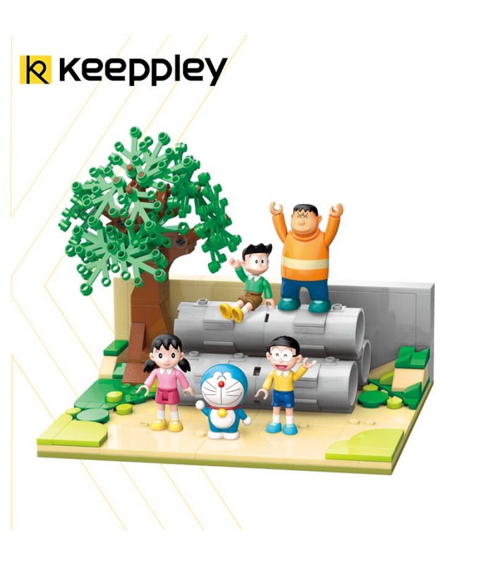 Juego de juguetes de bloques de construcción Keeppley K20409 Doraemon PlayGround Scene