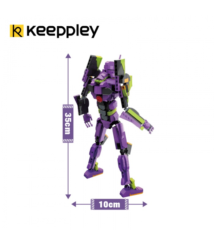 Keeppley K20306 Neon Genesis Evangelion Prueba Tipo 01 Bloques de construcción Juego de