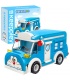 Keeppley K20407 Juego de juguetes de bloques de construcción de autobús Doraemon