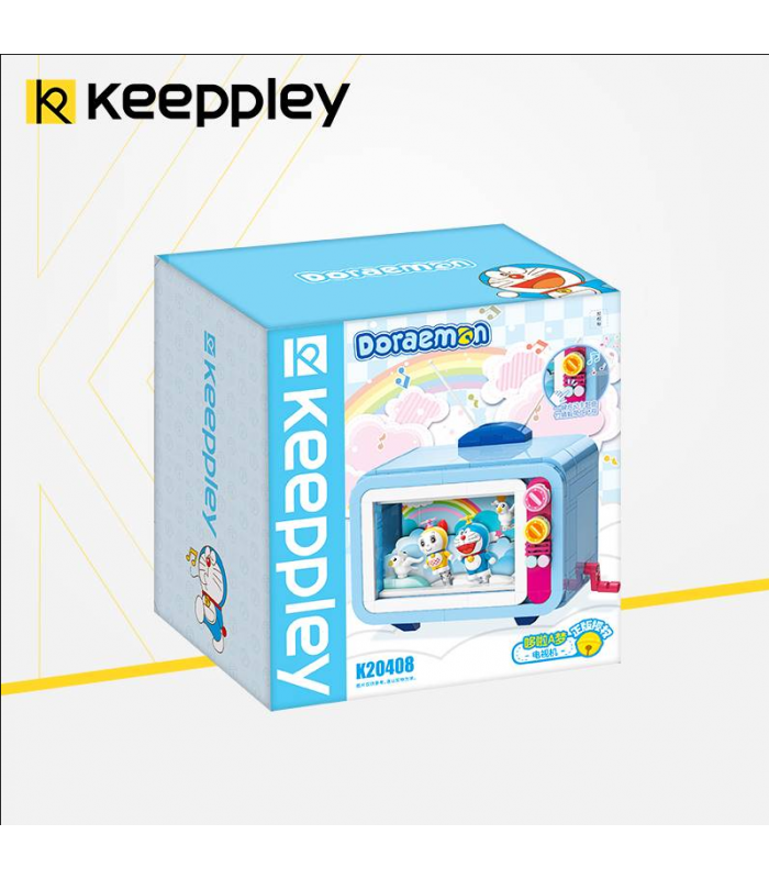 Keeppley K20408 Doraemon TV Juego de juguetes de bloques de construcción