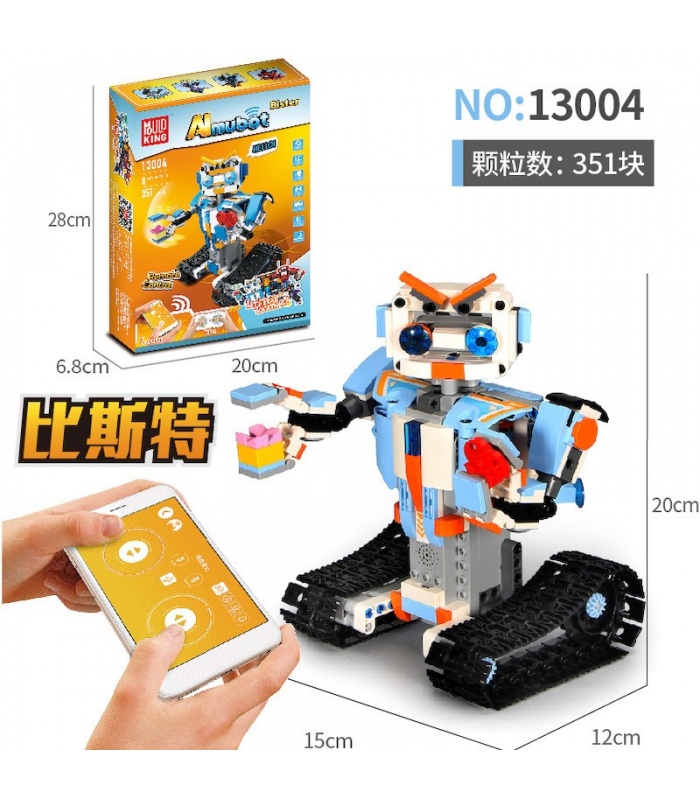 MOLD KING 13004 ビスター リモート コントロール ロボット ビルディング ブロックおもちゃセット