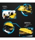 MOLD KING 13015 Bulldozer-Baustein-Spielzeugset