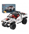 MOULD KING 18005 – ensemble de jouets en blocs de construction télécommandés pour camion tout-terrain, modèle phare en argent