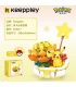 Keeppley K20217 Pikachu Topfpflanze-Baustein-Spielzeugset