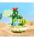 Keeppley K20220 Juego de juguetes de bloques de construcción con planta en maceta Bulbasaur