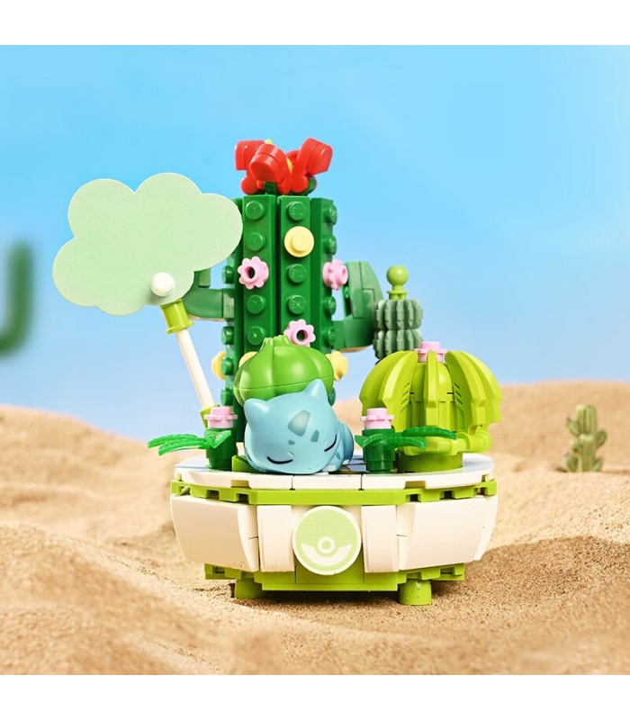 Keeppley K20220 Bulbasaur Potted Plant Building Block Toy Set