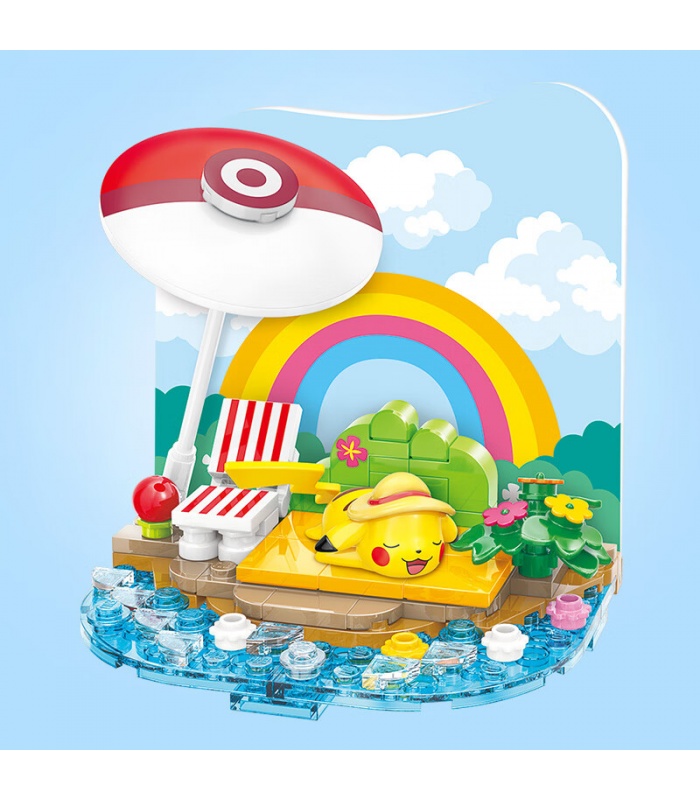 Keeppley K20222 Pokémon Offrez-vous un bain de soleil, ensemble de jouets de construction