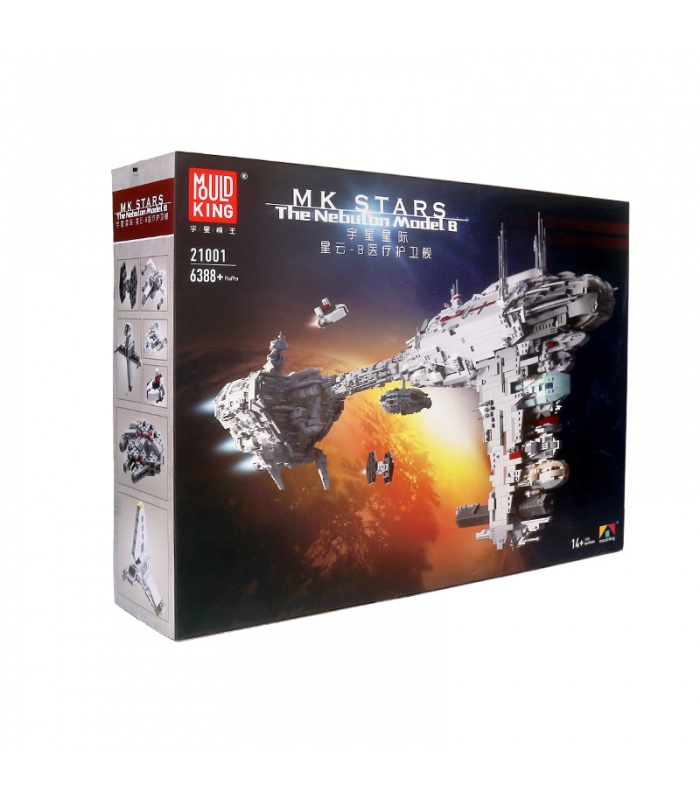 MOLD KING 21001 UCS nébulon modèle B frégate médicale Star Wars blocs de construction