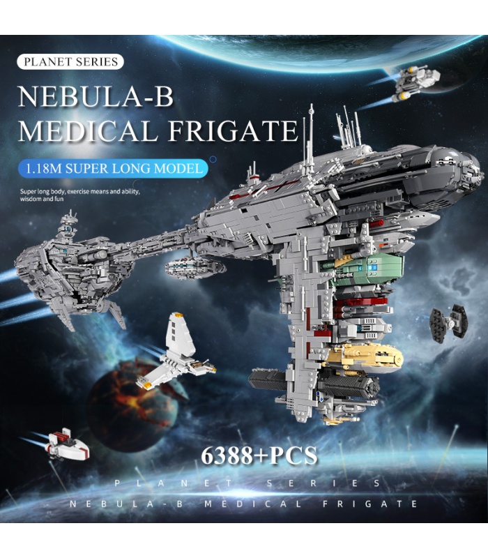 MOLD KING 21001 UCS Nebulon Modelo B Fragata médica Star Wars Juego de juguetes de