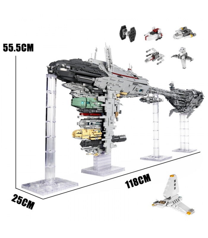 MOLD KING 21001 UCS Nebulon Model B 의료 프리깃 스타 워즈 빌딩 블록 장난감 세트