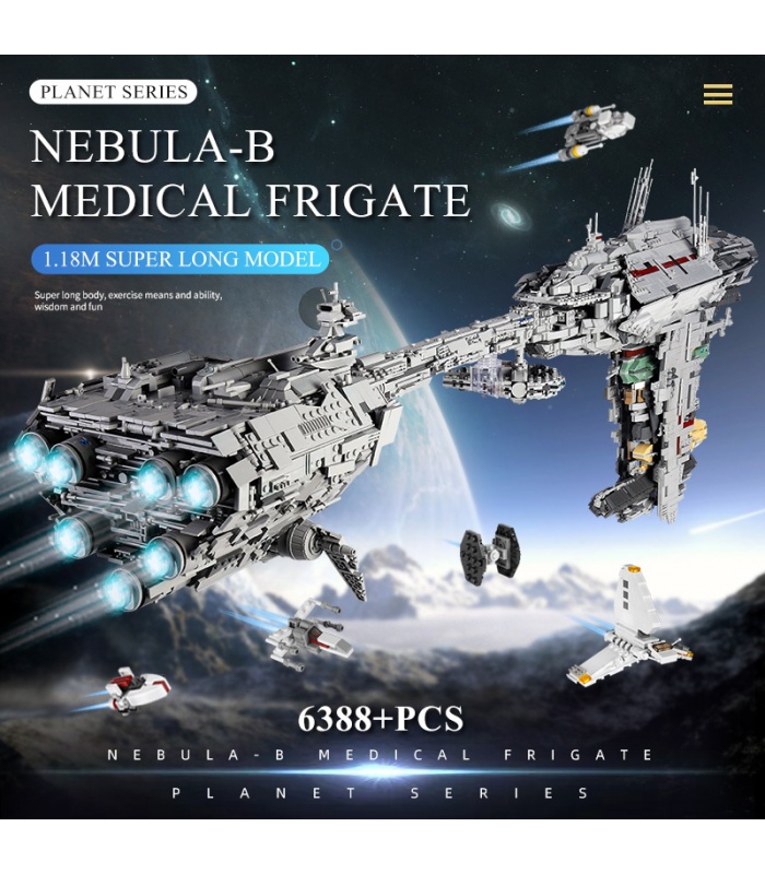 MOULD KING 21001 UCS Nebulon Model B Medical Frigate Star Wars Building Blocks Toy Set