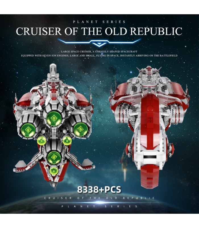 MOLD KING 21002 Old Republic Escort Cruiser Star Wars Bausteine Spielzeugset