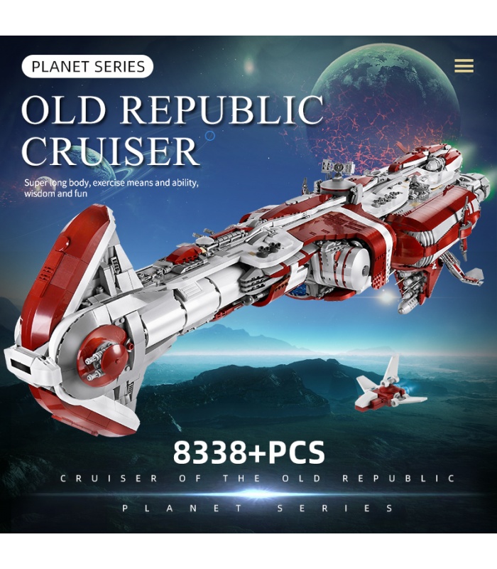 MOLD KING 21002 Old Republic Escort Cruiser Star Wars Bausteine Spielzeugset