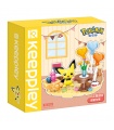 Keeppley K20226 Juego de juguetes de bloques de construcción con decoración dulce de Pokémon