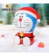 Keeppley K20414 Doraemon Weihnachtsbausteine-Spielzeugset