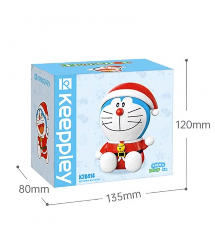 Keeppley K20414 Doraemon Weihnachtsbausteine-Spielzeugset