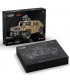 CADA C61036 1:8 HUMVEE H1 Juego de juguetes de bloques de construcción para vehículos todoterreno