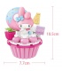 Keeppley K20814 Melody Cupcake Sanrio Series Juego de juguetes de bloques de construcción