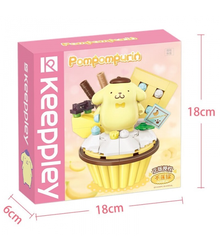 Keeppley K20816 Purin Cake Cup Juego de juguetes de bloques de construcción