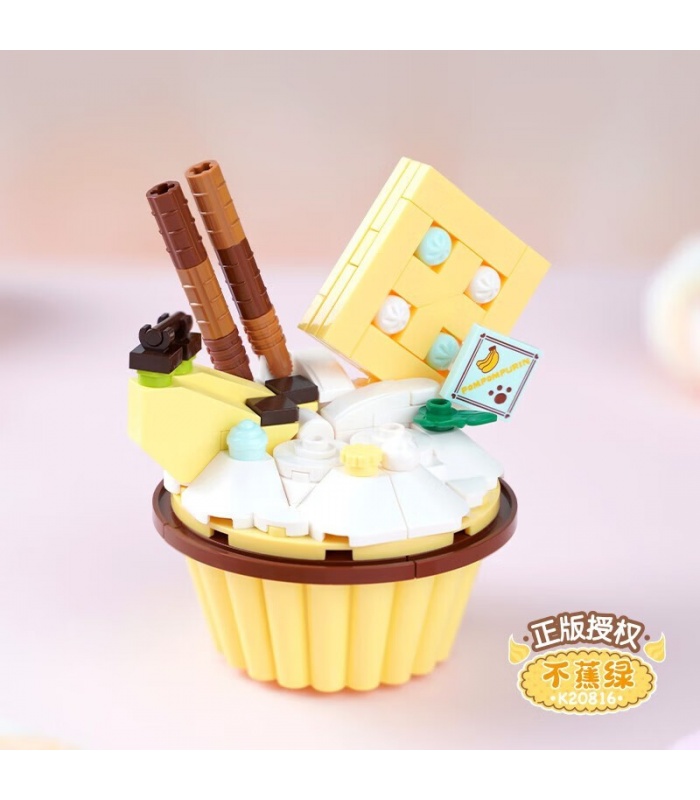 Keeppley K20816 Purin Cake Cup Juego de juguetes de bloques de construcción