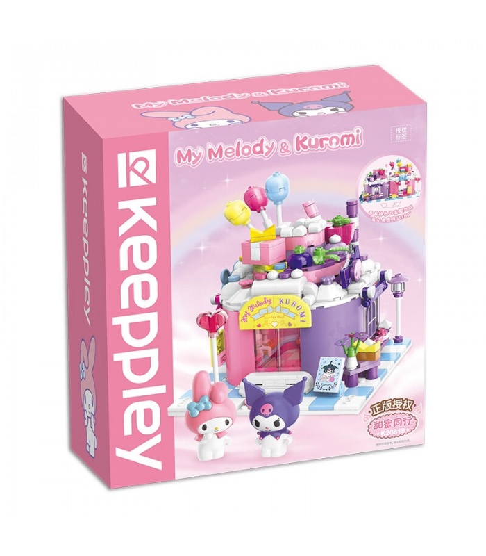 Keeppley K20818 Sweet Peer Kuromi My Melody Bausteine-Spielzeugset