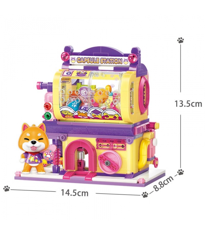 Keeppley K28010 Shiba Inu Gashapon Machines Bausteine Spielzeugset