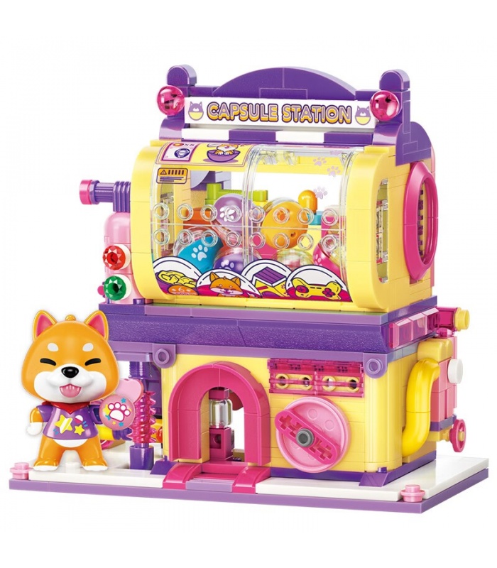 Keeppley K28010 Shiba Inu Gashapon Machines Bausteine Spielzeugset