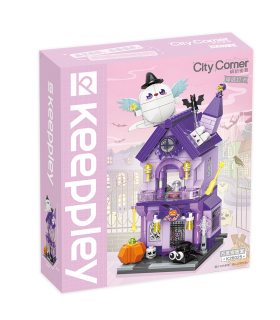 Ensemble de jouets de construction Keeppley K28025 Chambre des secrets d'Halloween