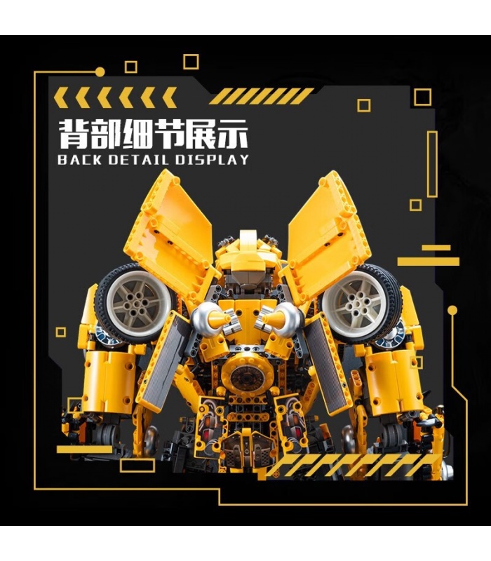 KBOX V5007 Transformers Bumblebee DJ-Rambo Man Building Blocks Toy Set